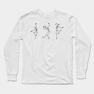 Dancing Skulls Long Sleeve T-Shirt